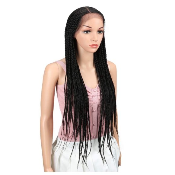Micro Braided Lace Front Wig W Baby Hair 28\